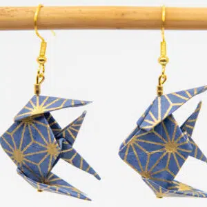 Boucles d’oreilles « brume sur Kyoto »