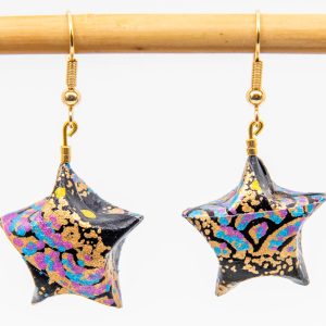 Boucles d’oreilles « estampe japonaise »
