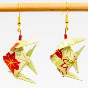 Boucles d’oreilles « le kimono de soie »
