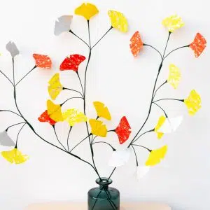 Bouquet de gingko «  Hikari o tomosu »
