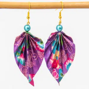 Boucles d’oreilles « fleur de lotus »