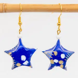 Boucles d’oreilles « l’étoile du soir »