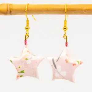 Boucles d’oreilles « matcha poudré »