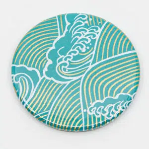 Miroir de poche « kigayake » vague
