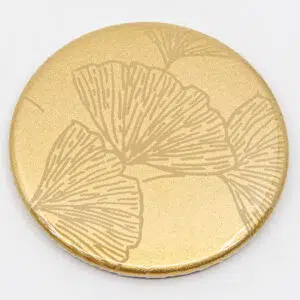 Miroir de poche « kagayake » doré