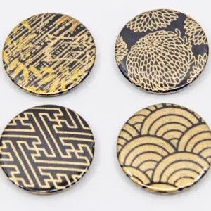 Magnets Niko Niko noirs et or